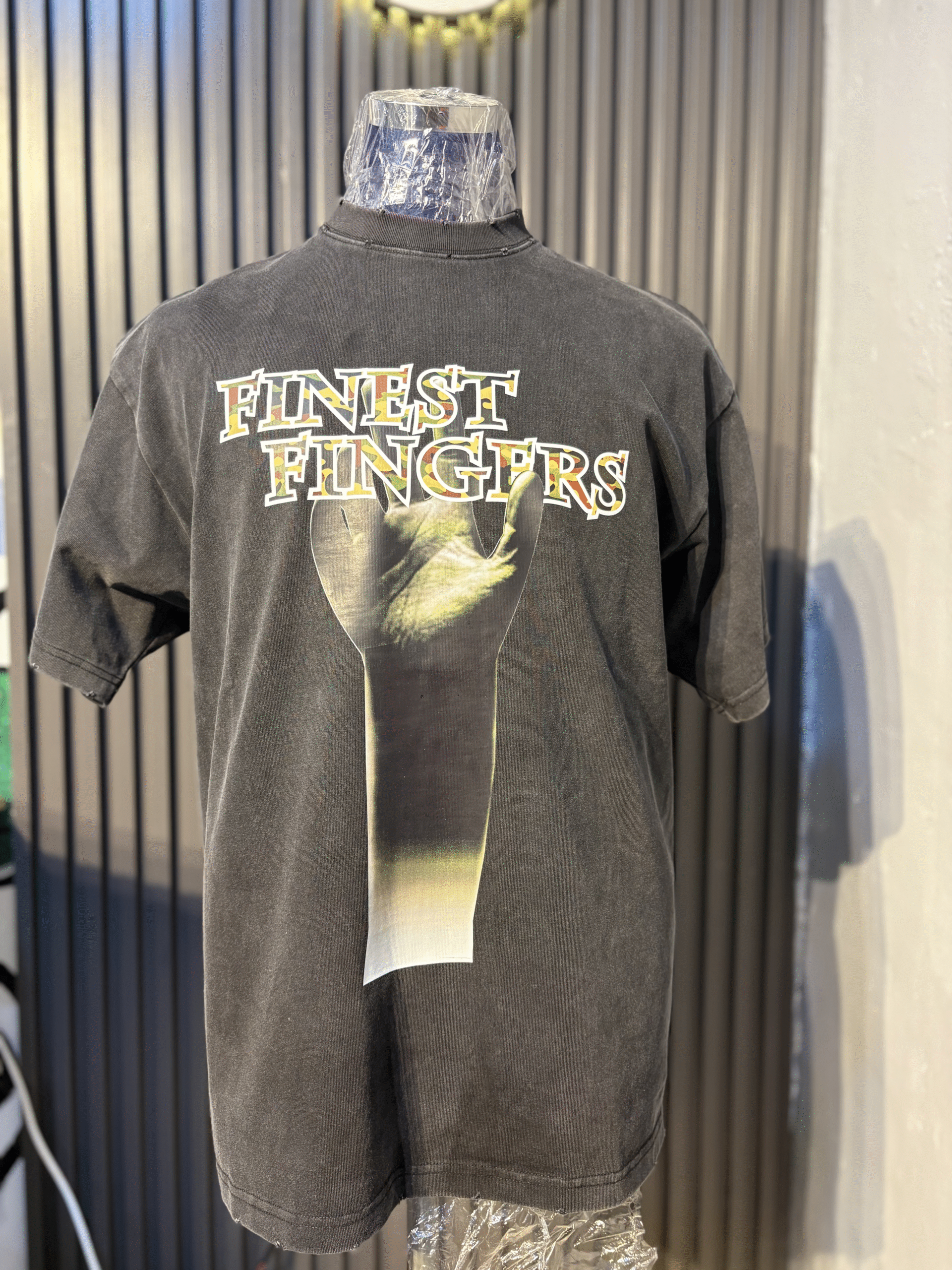 FINEST FINGER TEE ASH