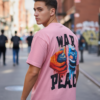 WAR/PEACE TEE PINK