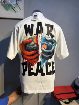 WAR/PEACE TEE WHITE