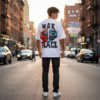 product-to-model-1765539809652 WAR/PEACE TEE WHITE