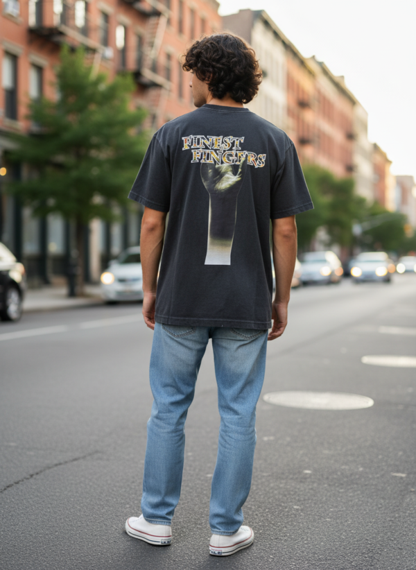 FINEST FINGER TEE ASH